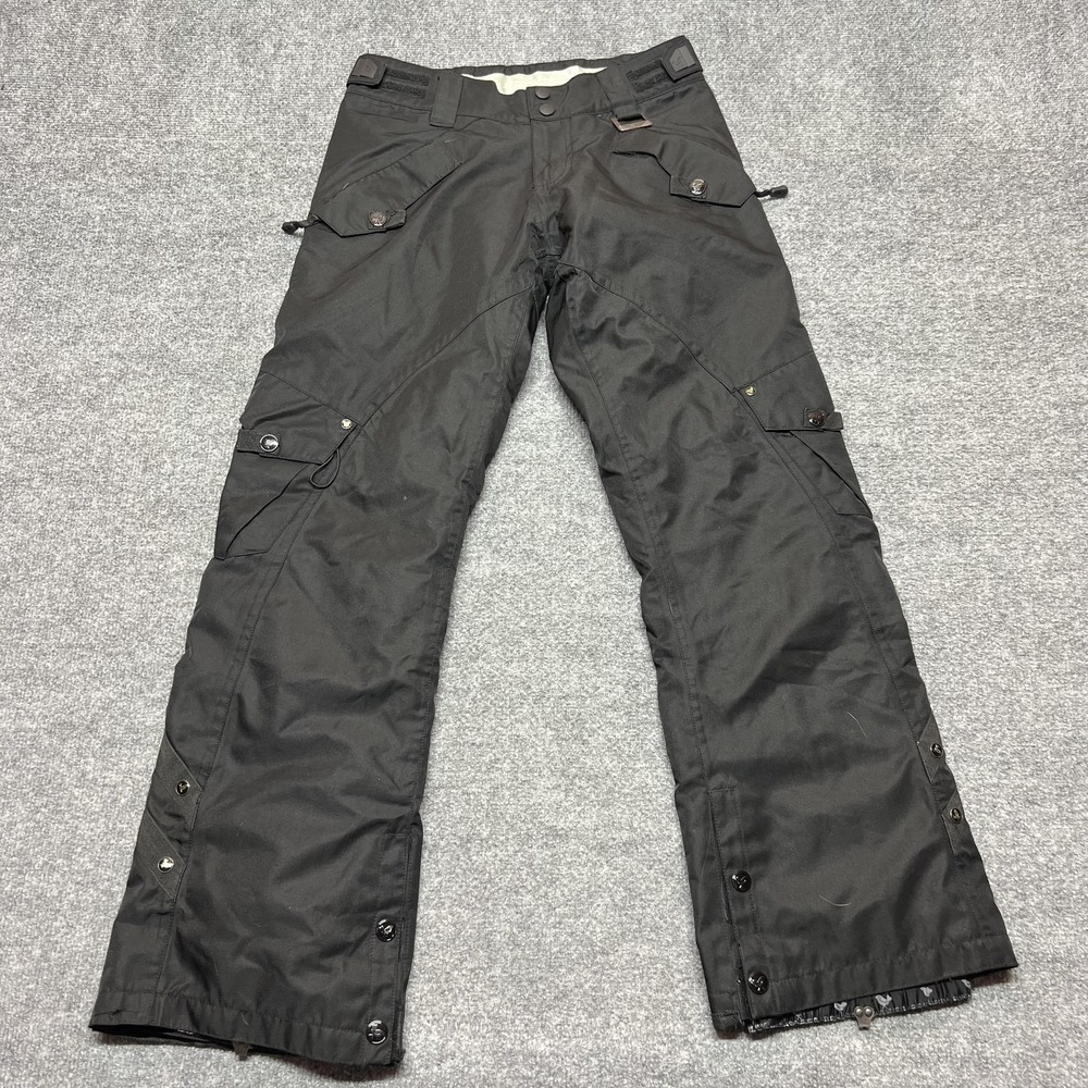 Ocean & Earth Snow Pants Womens XS Black Insulated Ski Snowboard Pockets Lined